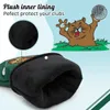 Green Leather Groundhog Golf Driver Fairway Wood Hybridut Headcover Club Head Cover Högkvalitativ broderi 240116