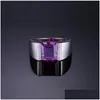 Solitaire Ring Rings Mens Square 3.3Ct Created Alexandrite Sapphire 925 Sterling Sliver Ring For Men Fine Jerwelry Fashion Style648 T Dhkci