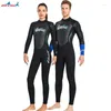 ملابس السباحة للسيدات Wetsuit Neoprene 3mm الأكمام الطويلة الحرارية