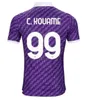 23 24 Fiorentina Soccer Jerseys NICO BELTRAN 2023 2024 VLAHOVIC ARTHUR Firenze Vlahovic Maillot de Pie Florence Hommes Enfants Quatrième ensemble Kits Uniformes complets