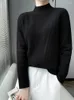 Kadın Sweaters Sonbahar Kış Kadın Kazak Kalın Temel Dip Kazak Merino Yün Yumuşak Kaşmir Moda Moda Üstleri