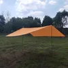 Tält och skyddsrum vattentät tarp tält skugga ultralätt trädgård canopy solskade bärbar utomhus camping markis turist picknick strand sol