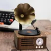 Altoparlanti portatili NUOVO Altoparlante Bluetooth Retro Scatola portatile in legno Mini altoparlante wireless Esterno per sistema audio TF Radio FM Musica MP3 Subwoofer YQ240116