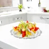 Piatti Tortiera in ferro Vassoio da portata per pane Piatto da frutta Gioielli Decorativi Dessert Stoviglie in stile europeo per intrattenere