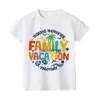 Aile Eşleşen Kıyafetler Aile Tatili 2023 T-Shirt Anıları Birlikte Yapma Tshirt Aile Matng Gömlek Yaz Plajı Gezisi Üst Aile Tatil Giysileri H240508