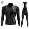 Winter Wielertrui Set Heren Thermische Fleece Kleding MTB Jassen Ropa Ciclismo Triathlon Fiets 240116