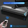 Högtalare TV Sound Bar Bluetooth -högtalare USB Wired Wireless Home Theatre System Surround Soundbar For PC TV Desktop Computer Speakers 2021