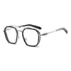 2024 Luxury Designer CH Solglasögon för kvinnor Chromes Glassar ramar Mens mode Flat Lens Trend Metal Eye New Plain Heart Eyeglass Frame Ladies Eyewear TP2P