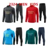 2023 /24 Arsen tracksuit sets Men kids soccer football 23 24 Half pulled Long Sleeve soccer football Gunners training suit survetement foot chandal jogging kits