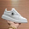 Die höchste Qualität schuhe plein Männer Original Leder Schnüre -up -Plattform übergroße Sohle Sneakers Style 20 bedruckte Freizeitschuhe