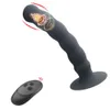 Brinquedo sexual massageador sem fio vibração silicone anal butt plug 10 modos de massagem de próstata brinquedos para homens mulheres masturbação casais flertando jogos