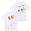 Designer Hommes Femmes Lovers T-shirts Portrait Imprimer Retour Casual Vêtements Blanc Noir Fashion Street Manches courtes Lâche Grand Big V Hommes Femmes Hip Hop Couple Tee