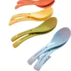 Designer Rainbow Chopsticks Spoons Ställ in hushållens höga temperaturbeständiga, anti -slip och anti -mögelporslin porslinspinnar och skedar set kinesiska bordsuppsättningar