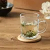 Table Mats Wood Coasters Set Tea Coffe Mug Bottle Holder Round Drink Placemat Kitchen Accessories DIY Tableware Decortion