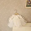 Pagliaccetto per neonata per occasioni speciali Elegante e carino Pagliaccetto per principessa primaverile per bambini Vestito da compleanno Tutina per neonato 240116