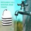 Küchenarmaturen Wasserhahn-Abdeckungen für den Winter, Frostschutz, Outdoor-Abdeckung, Schaumstoff, wiederverwendbar, langer Befestigungsring, Wasserhahn-Schutz