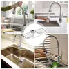 Hooks Sink Organizer Sponge Holder Aluminium Alloy Drainage Hanger Ingen stansning Dispenser Shampoo Soap Bar Handdukar Skrubber