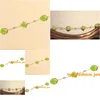 Factory Direct Four-Leaf Clover 18K Gold-Plated Chain Freshwater Pearl Bracelet Suitable For Girl Gifts Drop Delivery Dhej4