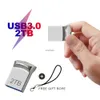 USB Flash Drives Super Mini USB 3.0 2TB Zilver Cle Usb Flash Drives 1TB Hoge Snelheid Pen Drive 512G TYPE C Pendrive Usb Memoria Stick Gratis Verzending