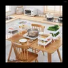 Jewelry Pouches Kitchen Prepare Dishes Rack Home Table Pot Vegetables Fruit Display Shelf Storage Collapsible Dish Holder M