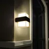 Vägglampor Moderna inomhus/utomhus SCONCE 19/18W LED -belysning Korrosion Bevis slut ingen glödlampa krävs IP65 Vattentät