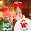 Nouvelles bannières banderoles confettis pantalons de Noël chapeau pour fête de Noël drôle chapeau fou pour adultes enfants accessoires de costumes de Noël fournitures de fête de vacances d'hiver