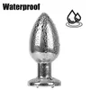 Dildo Rvs Plezier Flirten Volwassen Producten Ronde Butt Plug Stimulator Seksspeeltjes Metalen trillingen anaal plug Voor Homo Paar 240115