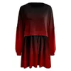 Casual Dresses Womens Fashion Overized Pullover Dress Long Sleeve Crewneck Relaxed Sweatshirts Elegant and Pretty Women's