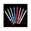 Decoração de festa 48cm 30 pcs brilho vara led rave concerto luzes acessórios néon varas brinquedos no elogio escuro jl0629 gota entrega dh5bn