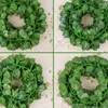Decorative Flowers Artificial Grape Leaves Plastic Wall Hanging Rattan Simulation Leaf Plant Green Fake Vine Accessories