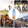 900ML Sports Water Bottle with Time Marker Leak-proof Cup Motivational Portable Water bottle for Outdoor Sport Fitness BPA Free 240116