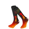 Winter sliding cycling long tube socks USB constant temperature warm socks for both men and women