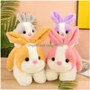 2024 Easter Cute P Rabbit Doll Soothing Sleep Pillow Childrens Decoration Manufacturer Wholesale Event Gifts Drop Delivery Dhiqn