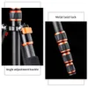 Tripods K F Concept Camera z włókna węglowego statyw do DSLR Portable Lekkie przenośne statywy podróżne z 360 stopni panorama piłka 240115