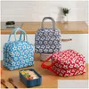 Portable Cooler Bag Ice Pack Insated Thermal Food Picnic Bags Pouch Mti-Pattern 0619 Drop Delivery Dh8Zs