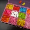 120PCSBOX Fashion Cute Harts Gummy Bear Nail Charms Gems For Woman Girls Cartoon Jewelry DIY 3D Nail Art Decoration Accessories 240115