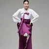 Costume de lavage des mains pour spectacle de danse coréenne, haut + jupe d'entraînement Standard pour filles, vêtement de danseuse des minorités ethniques pour adultes