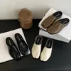 Slippers Mode Split Teen Dames Flats Mocassins Casual Schoenen Close Mule Britse stijl Loafers Zachte Outdoor Slides