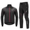 ROCKBROS hiver ensemble de cyclisme thermique coupe-vent veste de vélo Sports de plein air vtt vélo de course sur route hommes vêtements de sport taille asiatique 240116