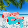 Jouets pistolet 200ml eau jouets pour enfants piscine de plage extérieure grande capacité été eau gicleur pistolet à eau piscine jouets d'eau bleu/rose