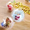 Nowe banery Streamery konfetti 3pcs kulki choinki przezroczyste plastikowe kulki świąteczne dekoracje