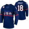 USA Hockey 2022 Beijing Winter ICE Jerseys Patrick Kane Seth Jones Johnny Gaudreau Jack Eichel Auston Matthews Jake Guentzel Brady Tkachuk D