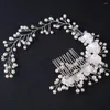 Hair Clips Ornaments Pography Tool Comb Headband Wedding Jewelry Pin Tiaras Crown Flower Crystal Bride Hairband Pearl