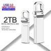 USB Flash Drives عالية السرعة USB 3.0 2TB محرك SSD PEN محرك 1TB METAL CLE