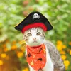 Cat Costumes Pet Bandana Decor Fest