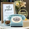 Audio Guest Book Wholesale Wedding Party Gathering Audio Guestbook Telephone DIY Original Guestbook Phone Gift Sign Light 240115