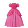 فستان Peach Princess Cosplay for Girl Halloween Cosplay Costume Children Birthday Party Party Perforce