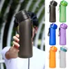 Gearomatiseerde waterfles met 7 smaakpods Air Water Up Bottle Frosted 650ml Air Starter Flavor Pod Waterbeker voor kamperen buiten 240116