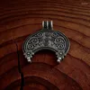 Hanger Kettingen 1pcs Noorse Slavische Lunula Vrouw Ketting Viking Sieraden Voor Vrouwen MORAVIA Lunitsa Slaven Vikings Pendentif