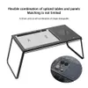 Outdoor IGT Tables Unit Accessories Camping Equipment for Mobile Kitchen Stainless Steel Table Board 240116